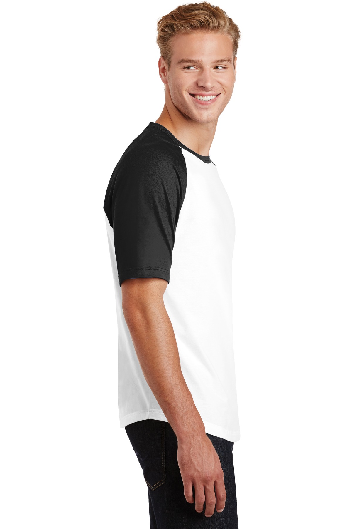 Sport-Tek T201 White / Black
