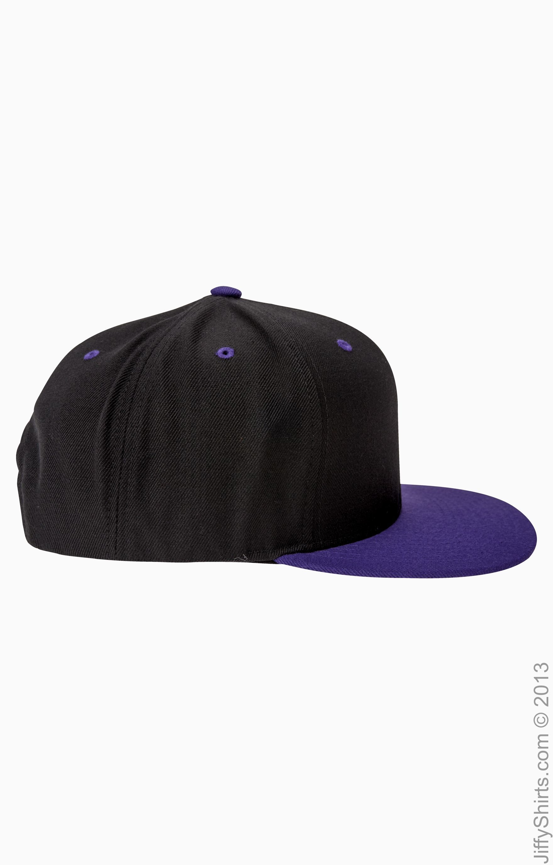 Yupoong 6089 Black / Purple