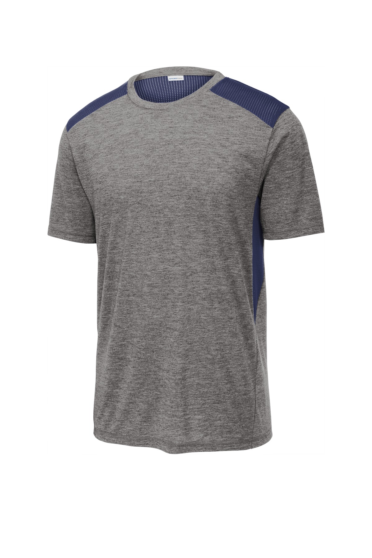 Sport-Tek ST410 True Navy / Dark Gray Heather