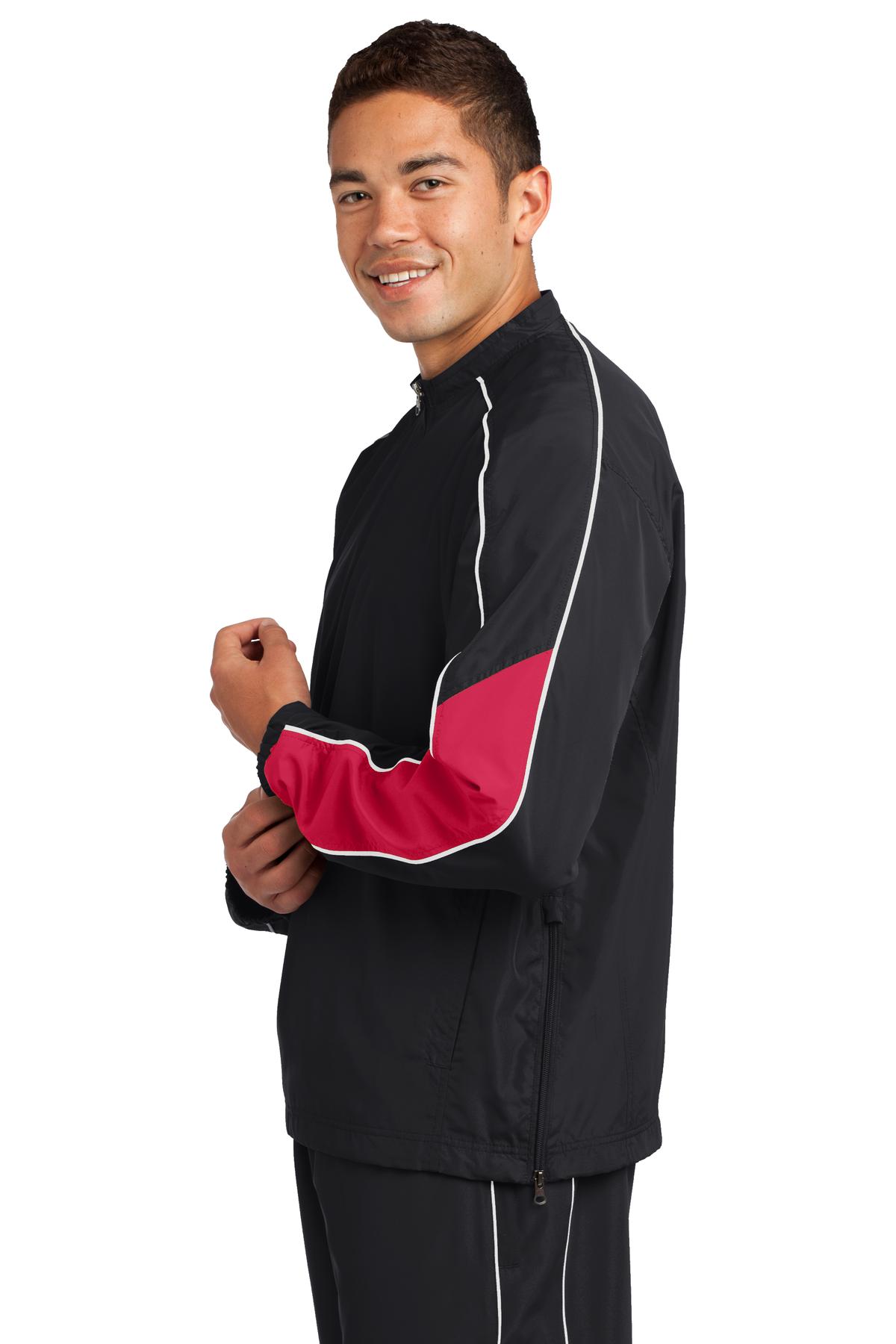 Sport-Tek JST64 Black / True Red / White