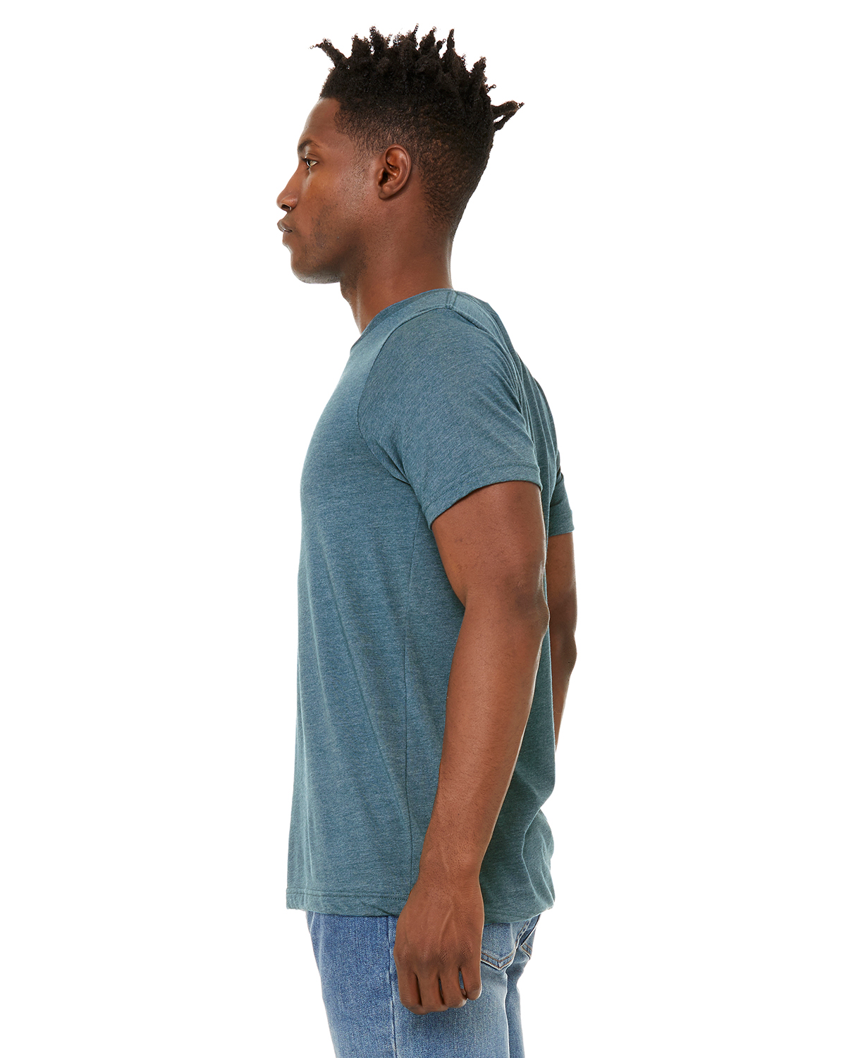 Bella + Canvas 3301C Heather Deep Teal