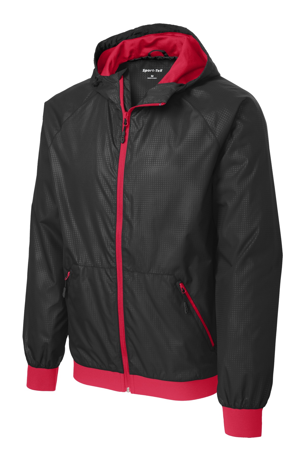 Sport-Tek JST53 Black / True Red
