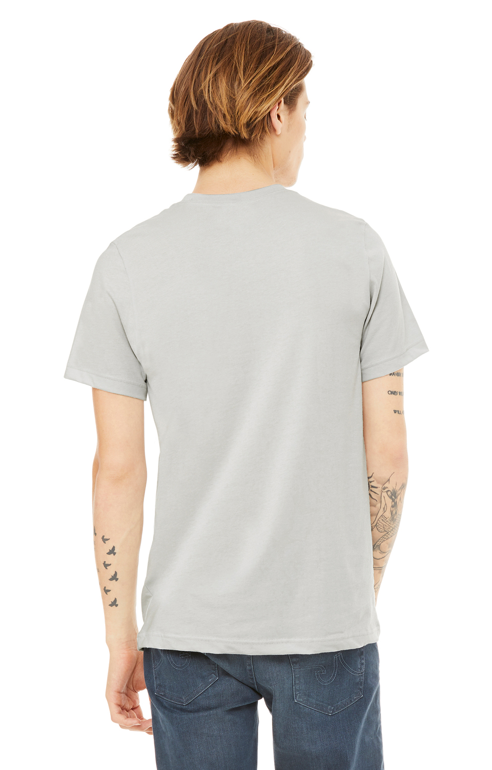 Bella + Canvas 3001C Silver