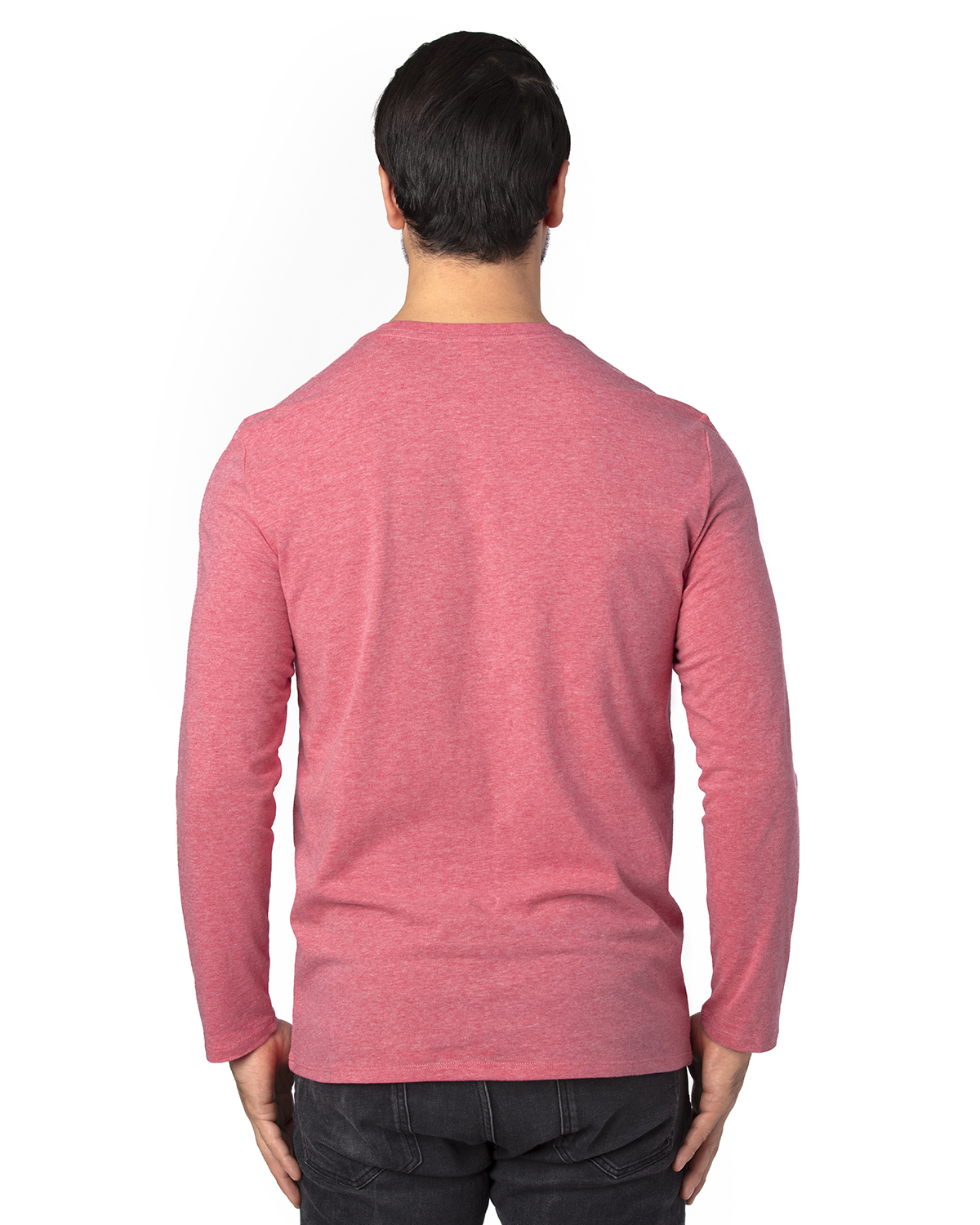 Threadfast Apparel 100LS Red Heather