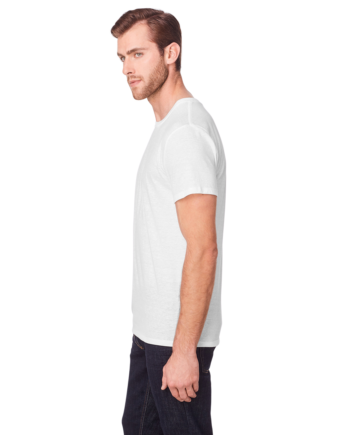 Threadfast Apparel 102A Solid White Triblend