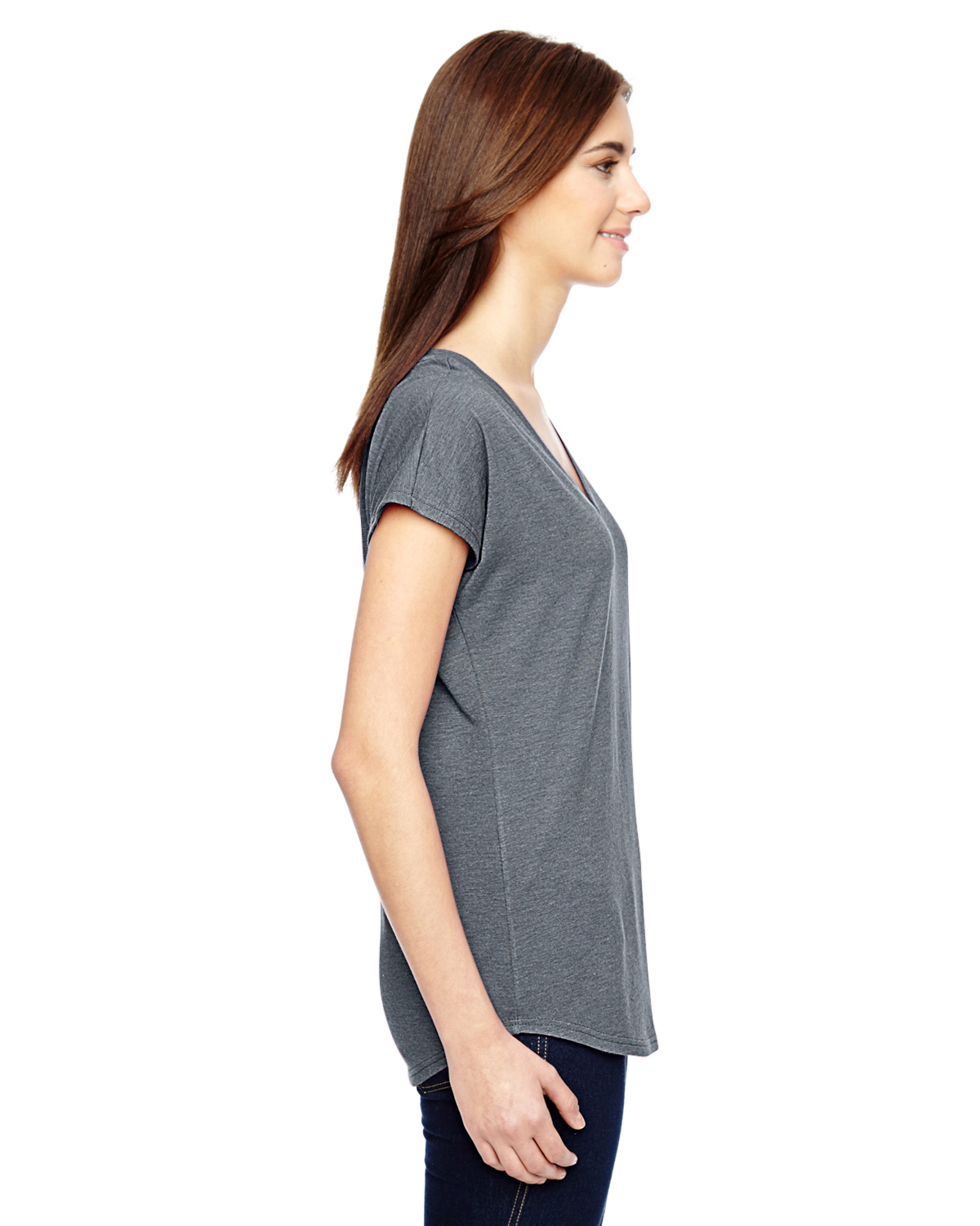 Anvil 6750VL Heather Graphite