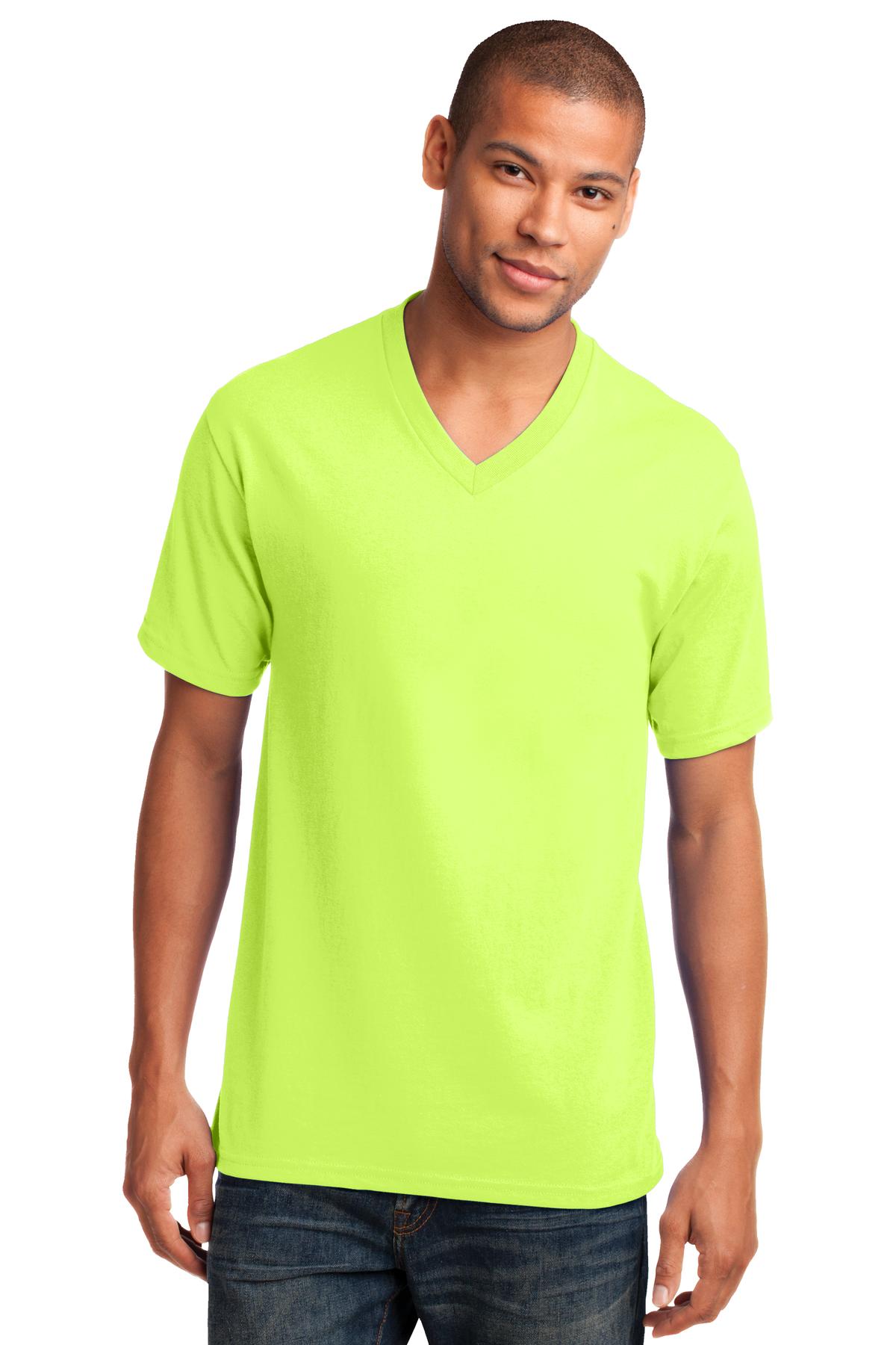 Port & Company PC54V Neon Yellow