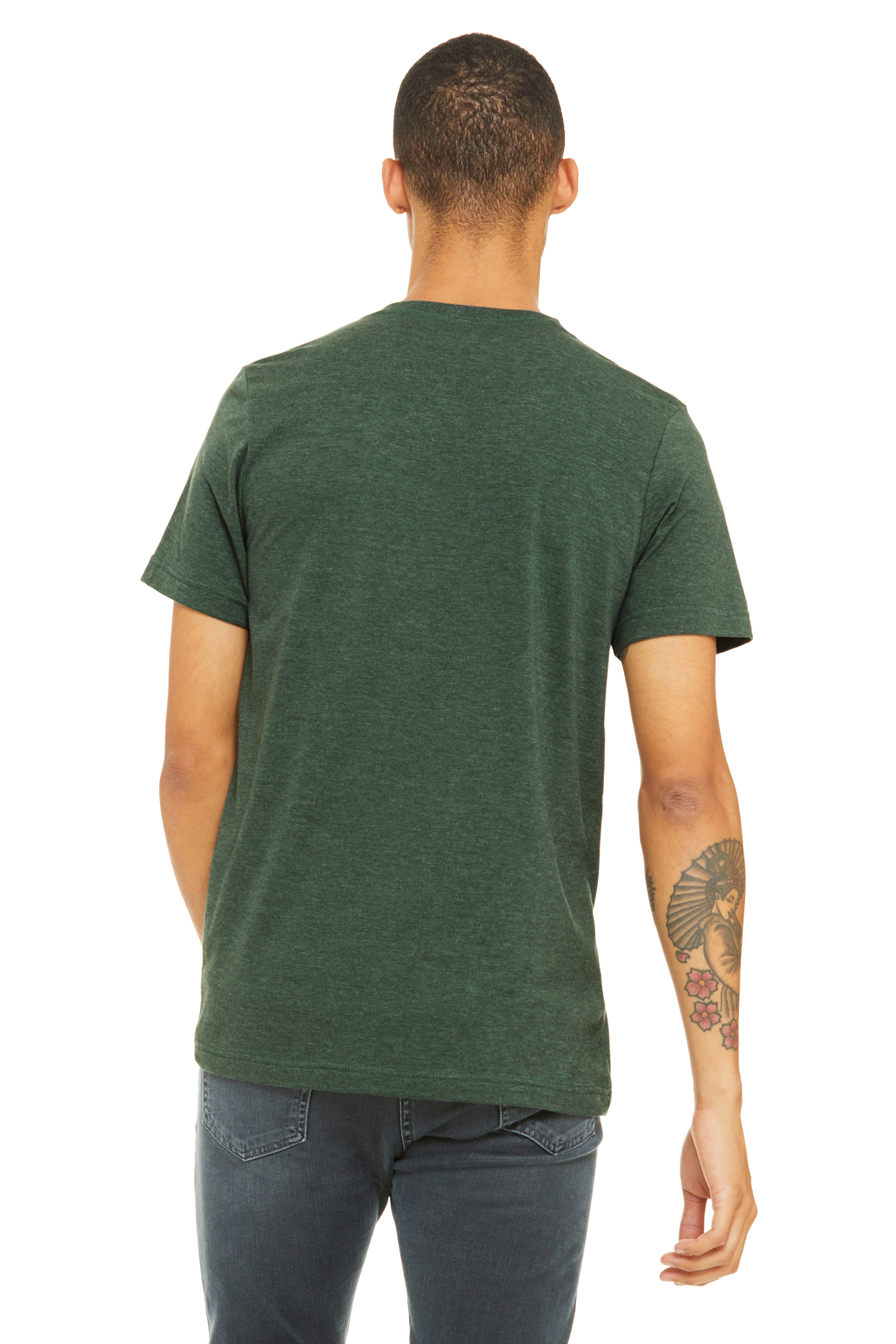 Bella + Canvas 3001CVC Heather Forest