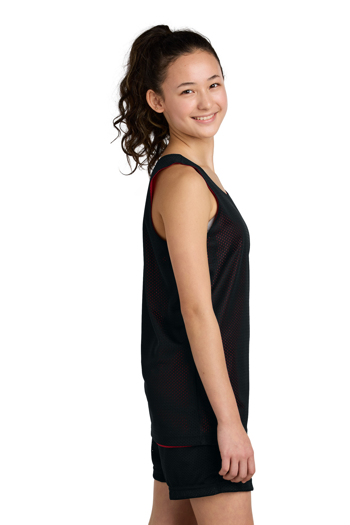 Sport-Tek YST5000 Black / Deep Red