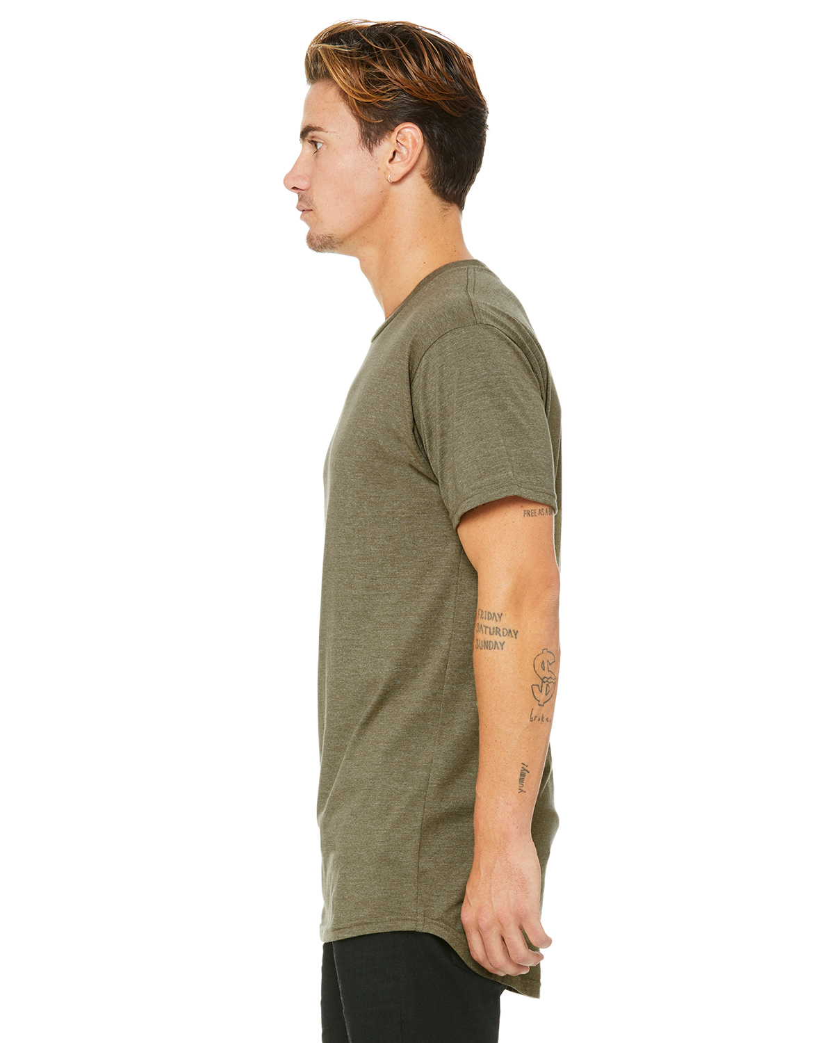 Bella + Canvas 3006 Heather Olive