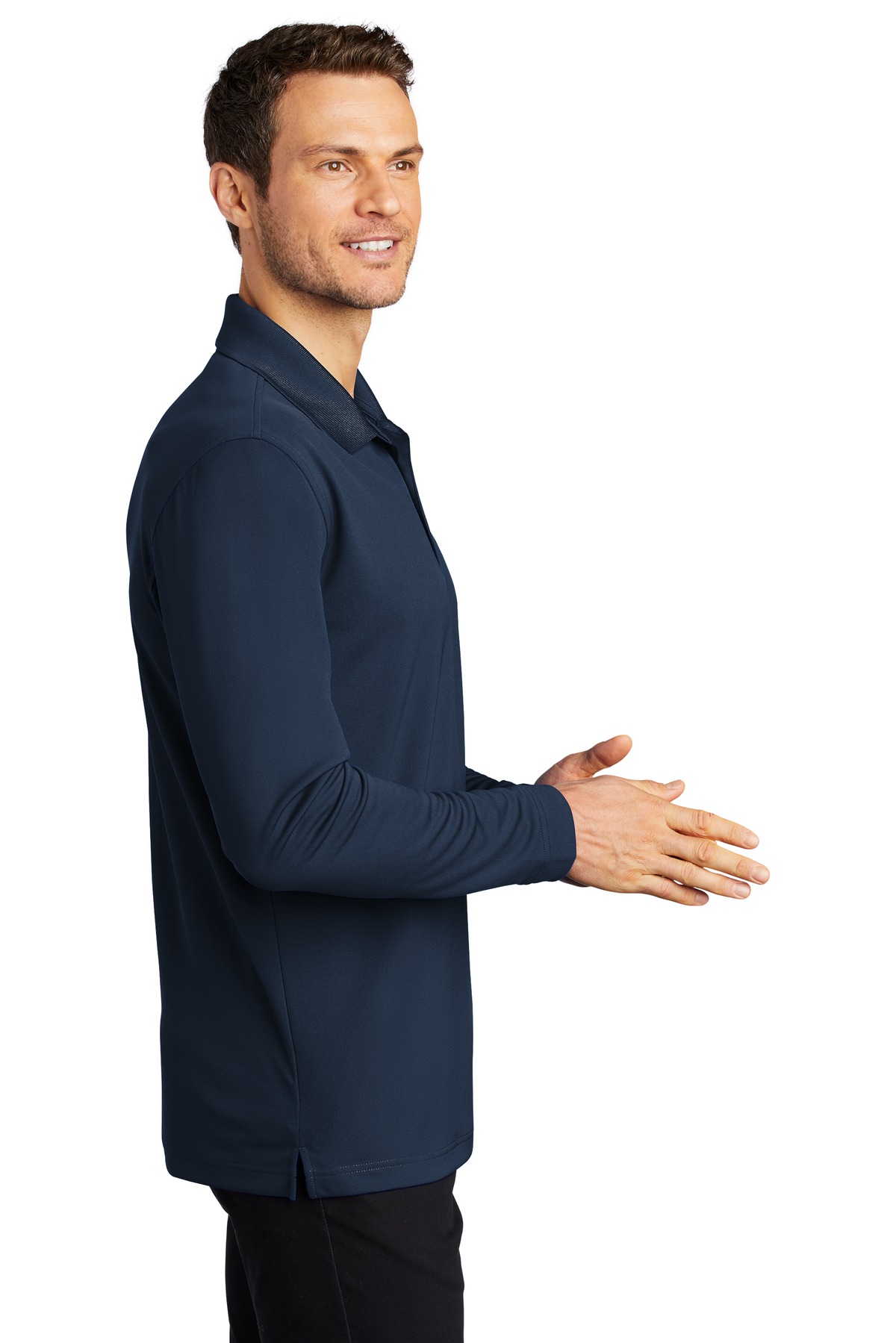 Port Authority K110LS River Blue Navy