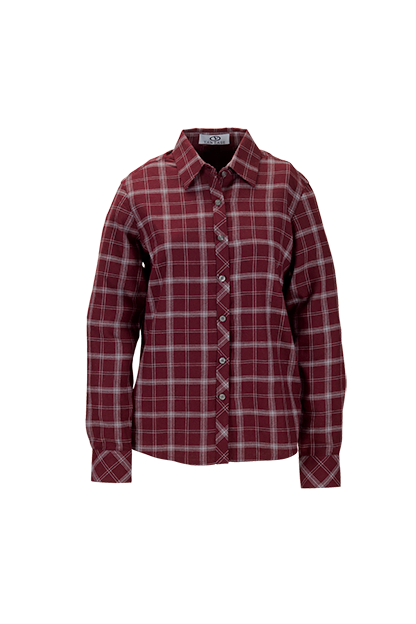 Vantage 1974 Deep Maroon With Light Grey Check