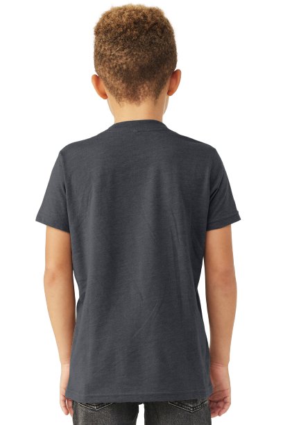 Bella + Canvas 3001YCVC-OLD Heather Midnight Navy