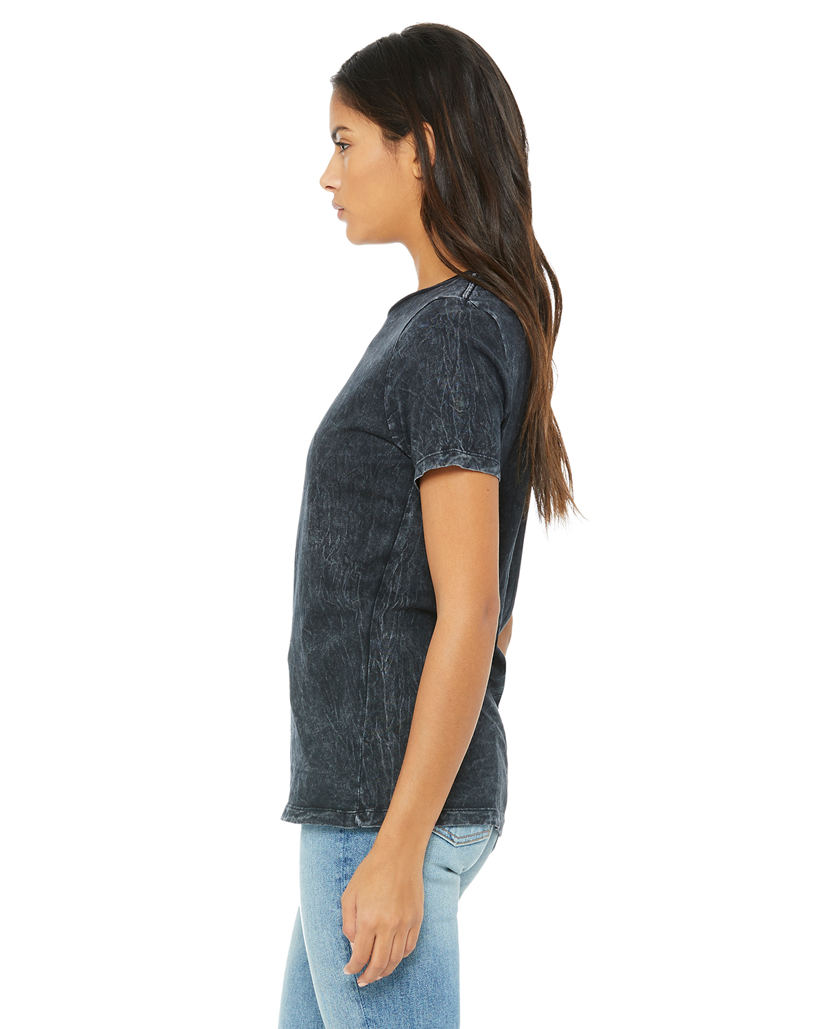 Bella + Canvas B6400 Black Mineral Wash