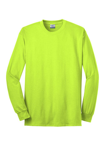 Port & Company USA100LS Safety Green