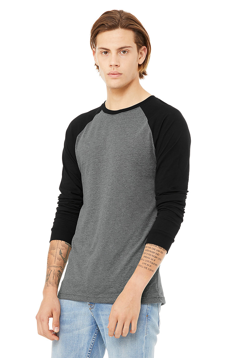 Bella + Canvas 3000C Heather Deep / Black