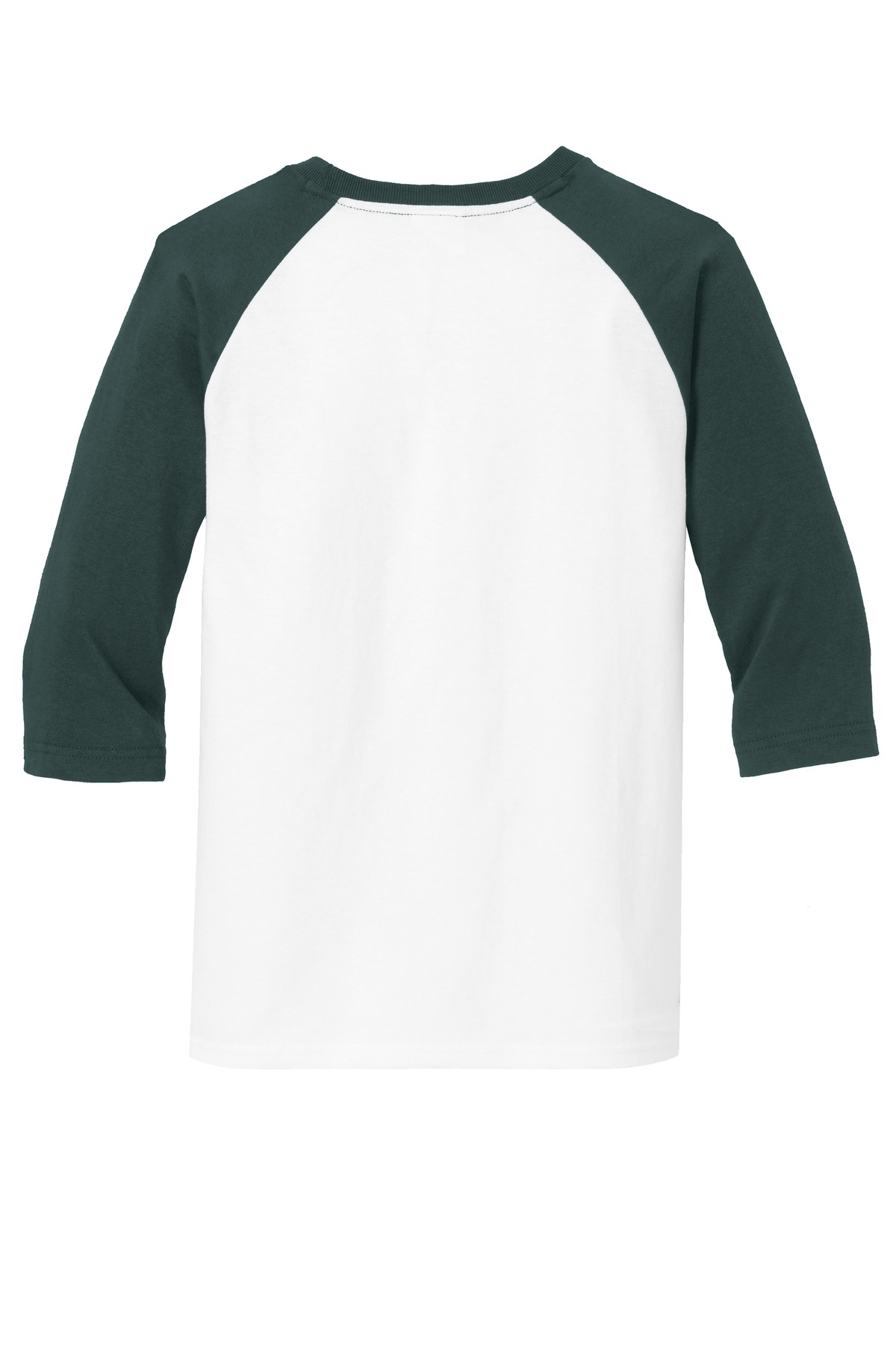 Port & Company PC55YRS White / Dark Green
