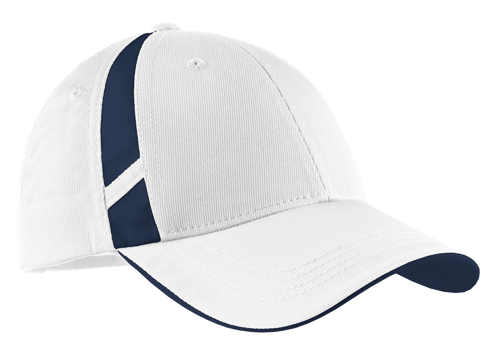 Sport-Tek STC12 White / True Navy