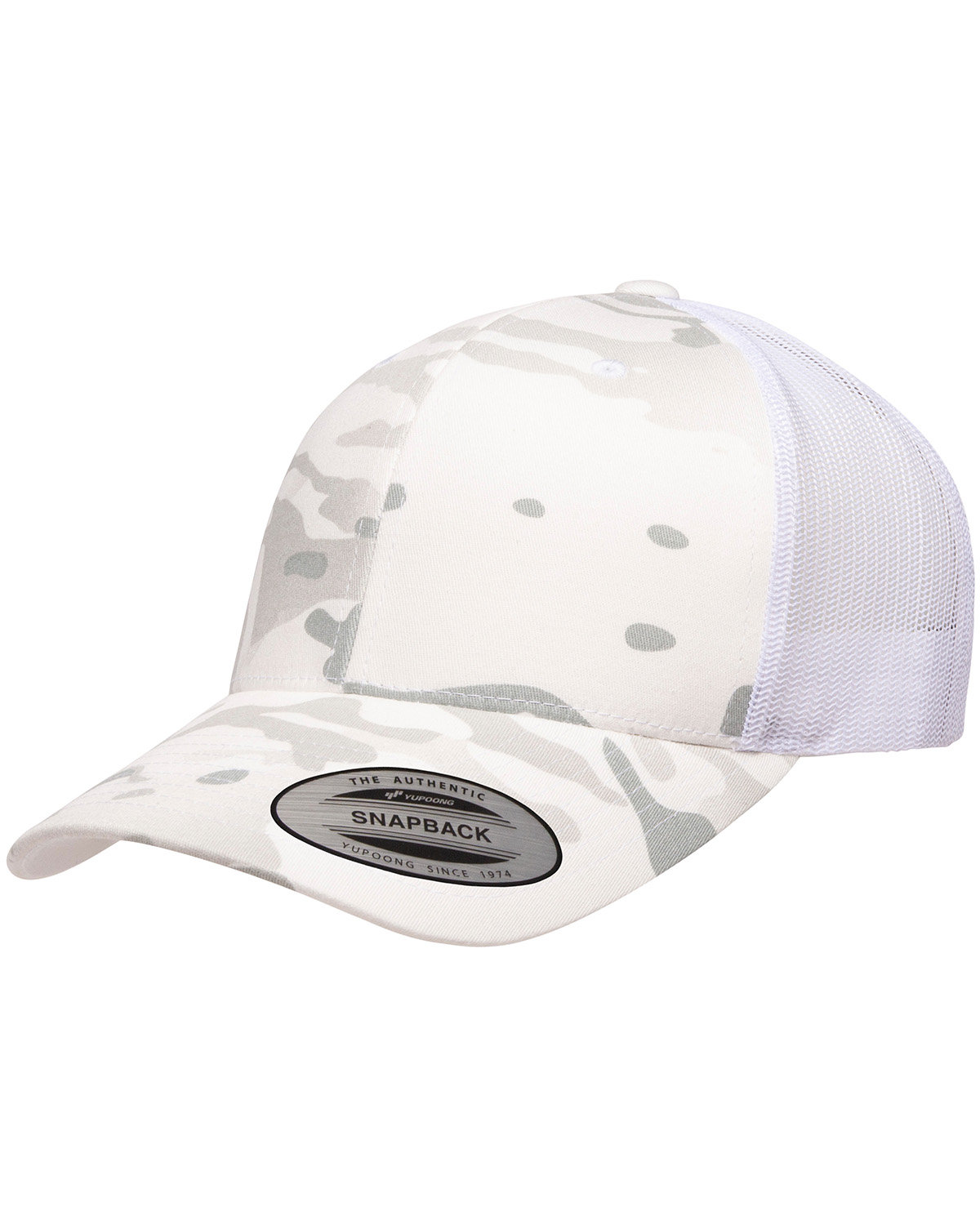 Yupoong 6606 Multicam Alpine / White