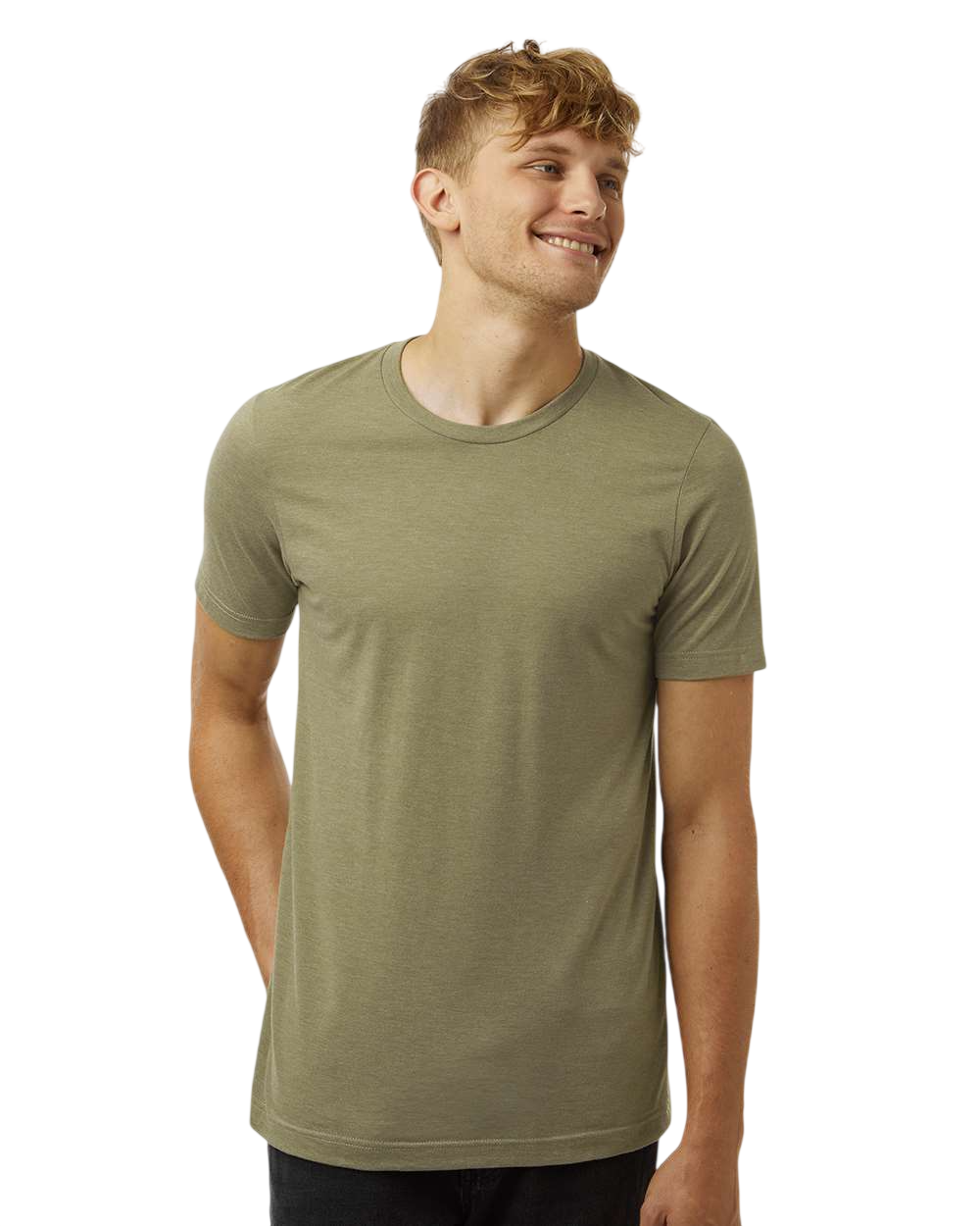 Tultex 602CVC Heather Olive Green