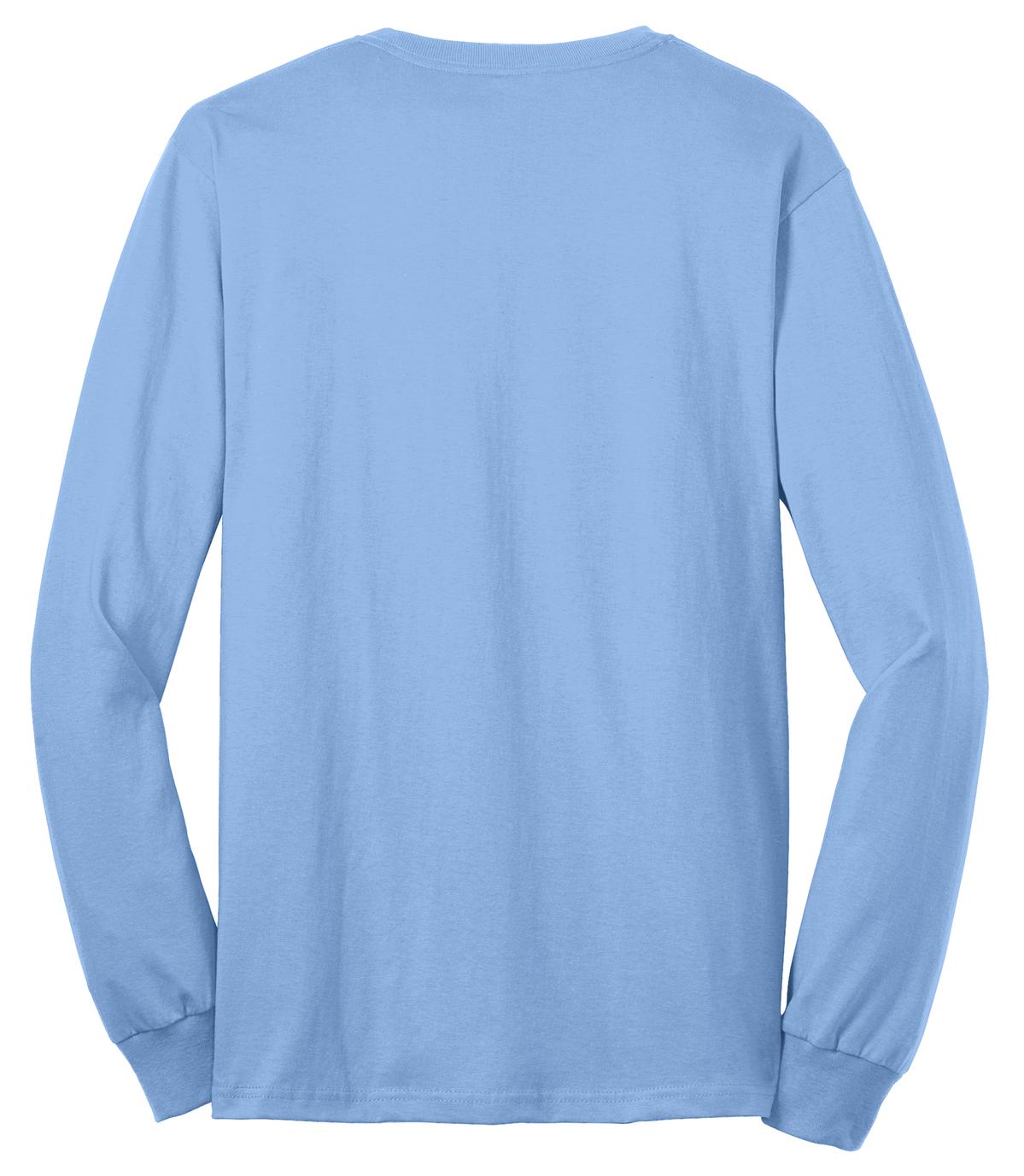 Port & Company PC55LS Light Blue