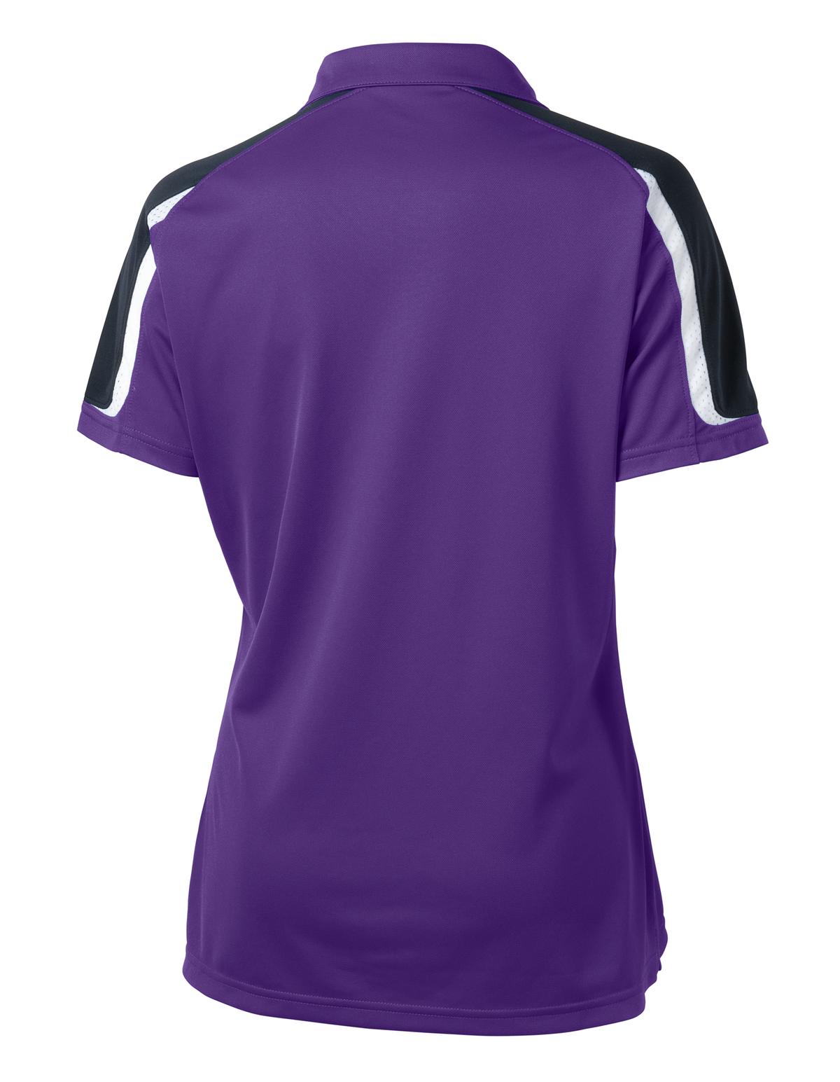 Sport-Tek LST658 Purple / Black / White