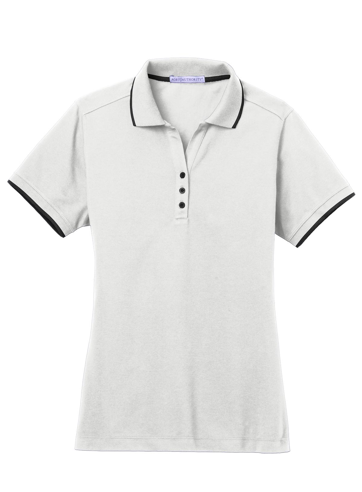 Port Authority L454 White / Jet Black