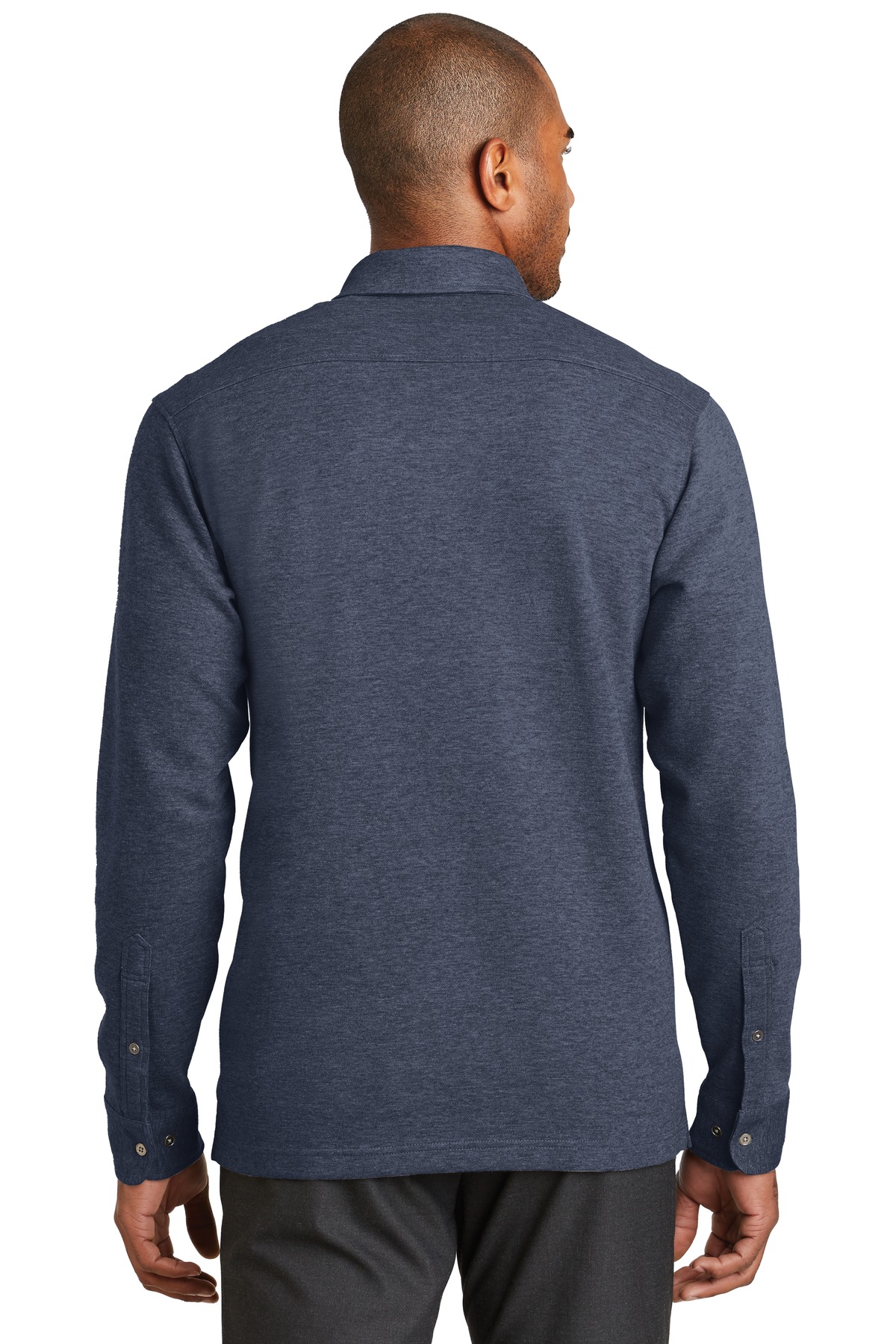 Port Authority K808 Est Blue Heather / Charcoal