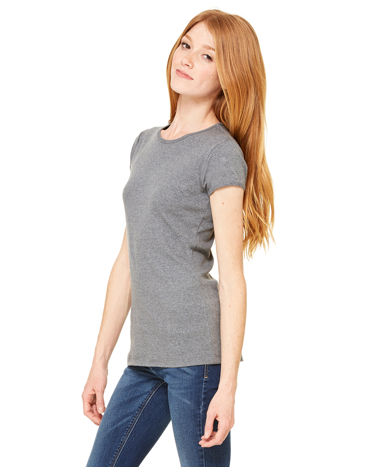 Bella + Canvas 1001 Heather Deep