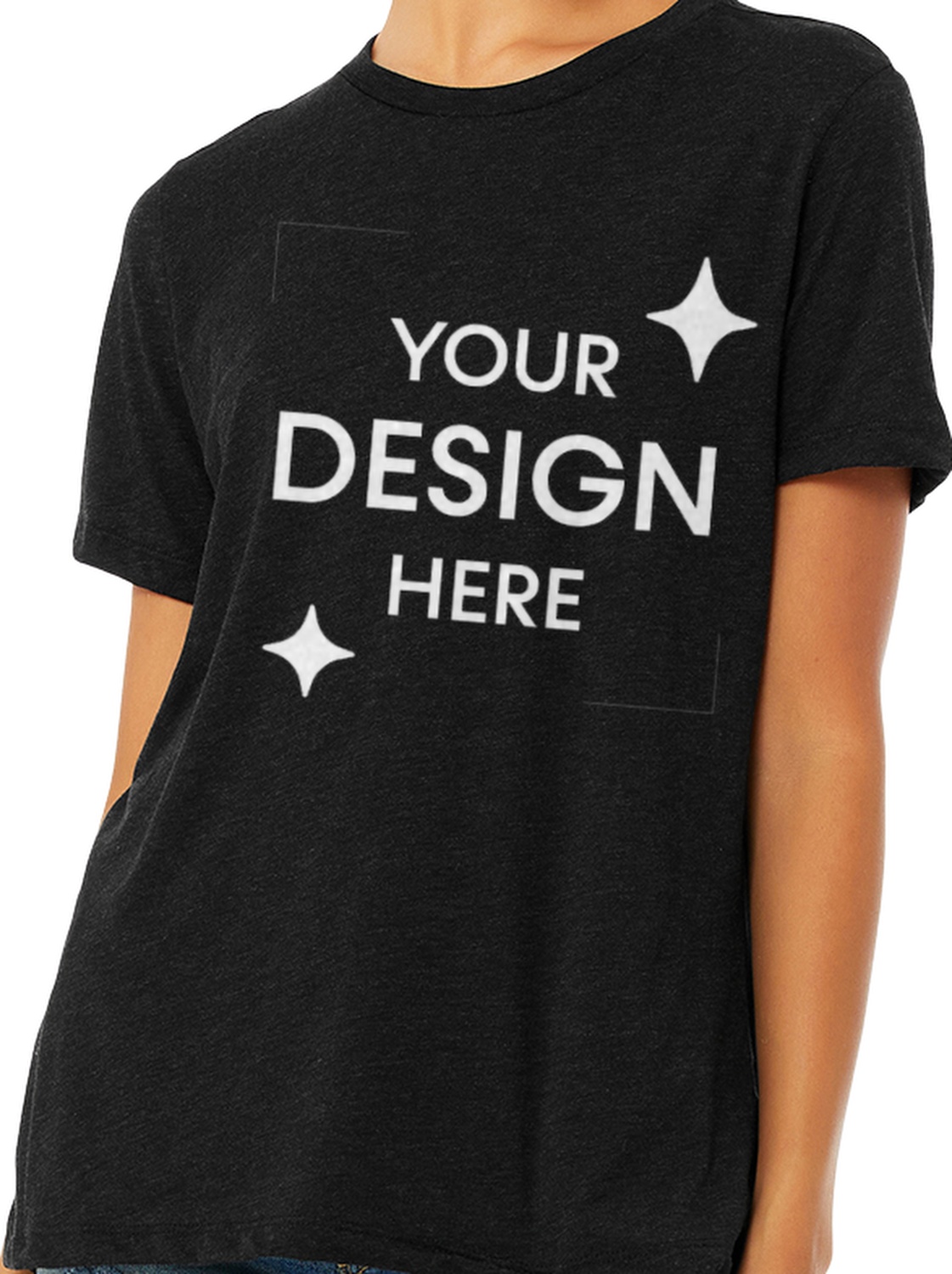 Women's Heathered Relaxed Jersey Short-Sleeve T-Shirt