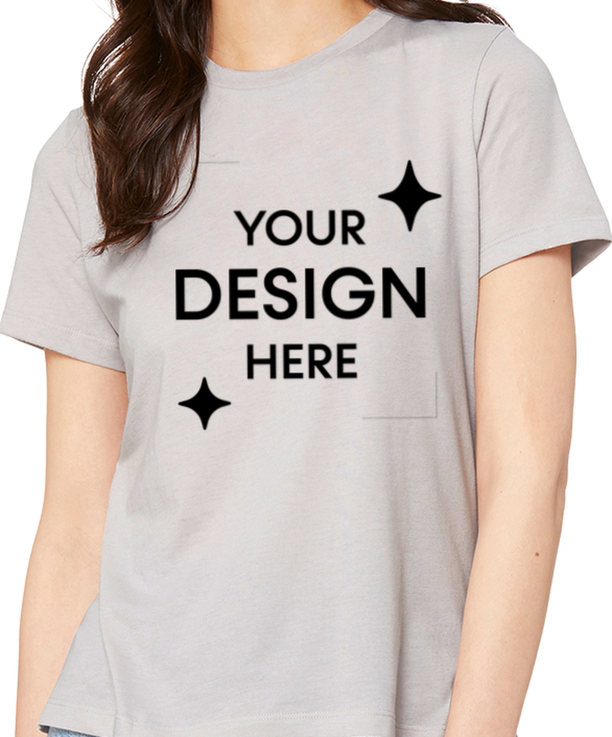 Women's Heathered Relaxed Jersey Short-Sleeve T-Shirt