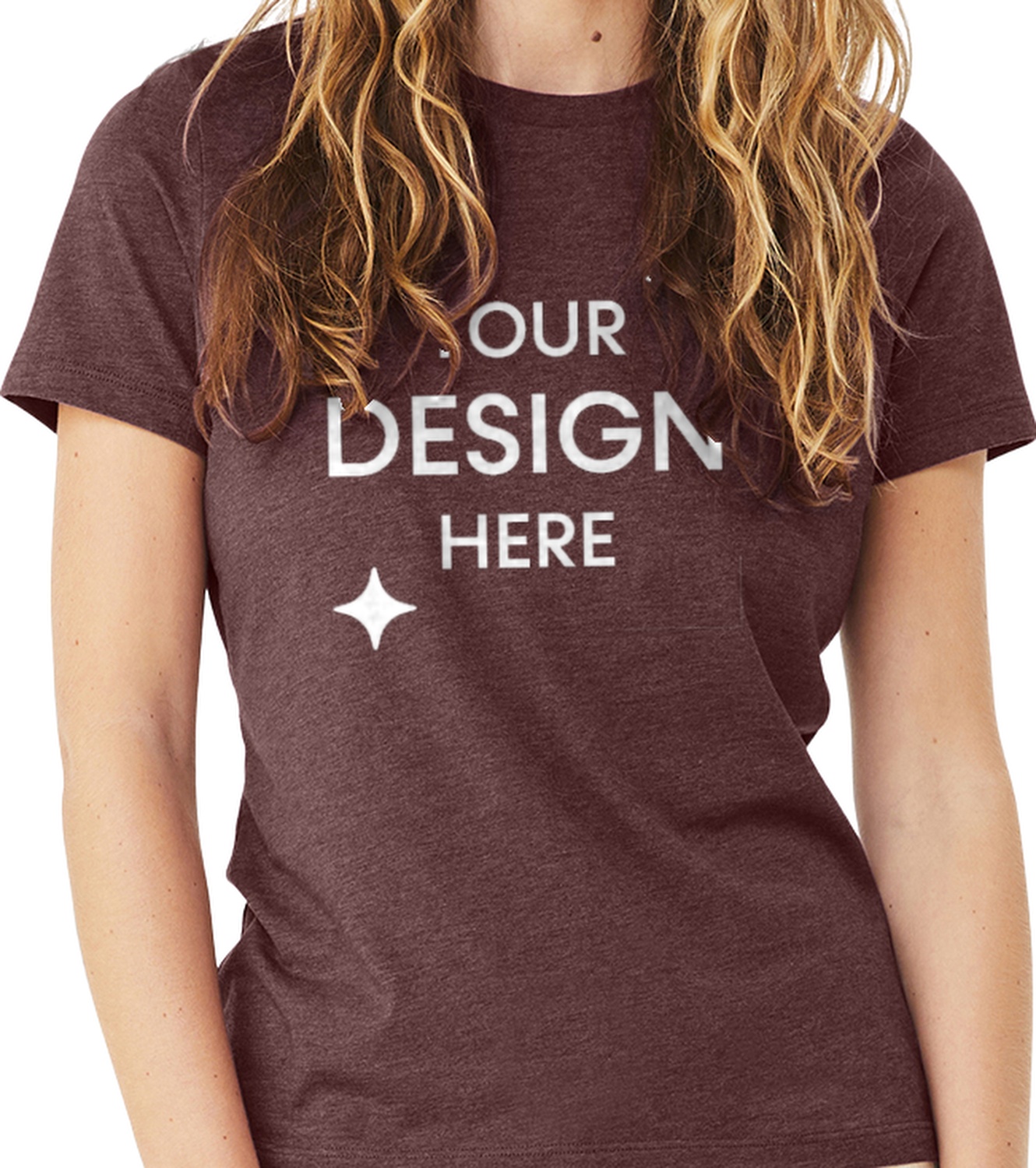 Women's Heathered Relaxed Jersey Short-Sleeve T-Shirt