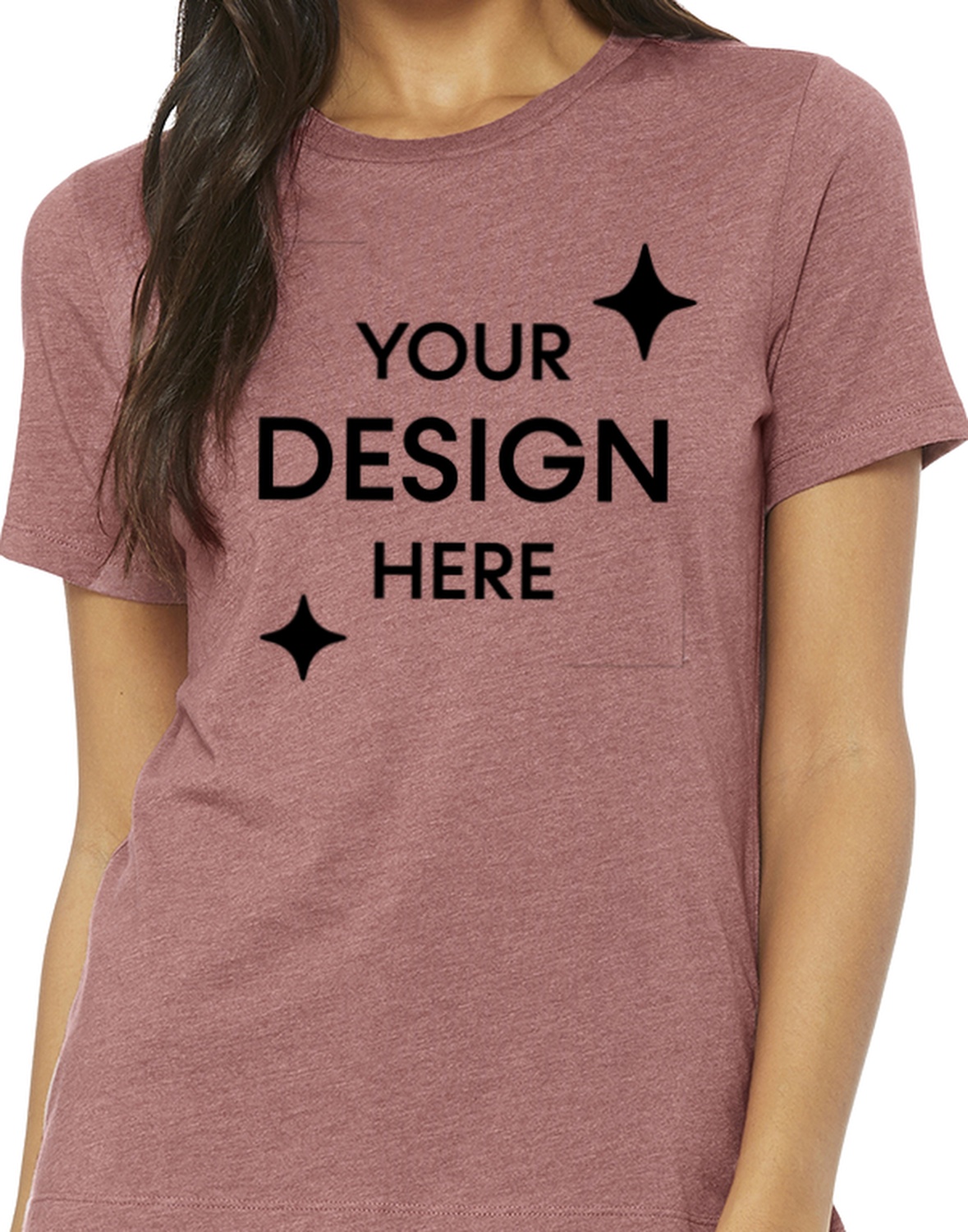 Women's Heathered Relaxed Jersey Short-Sleeve T-Shirt