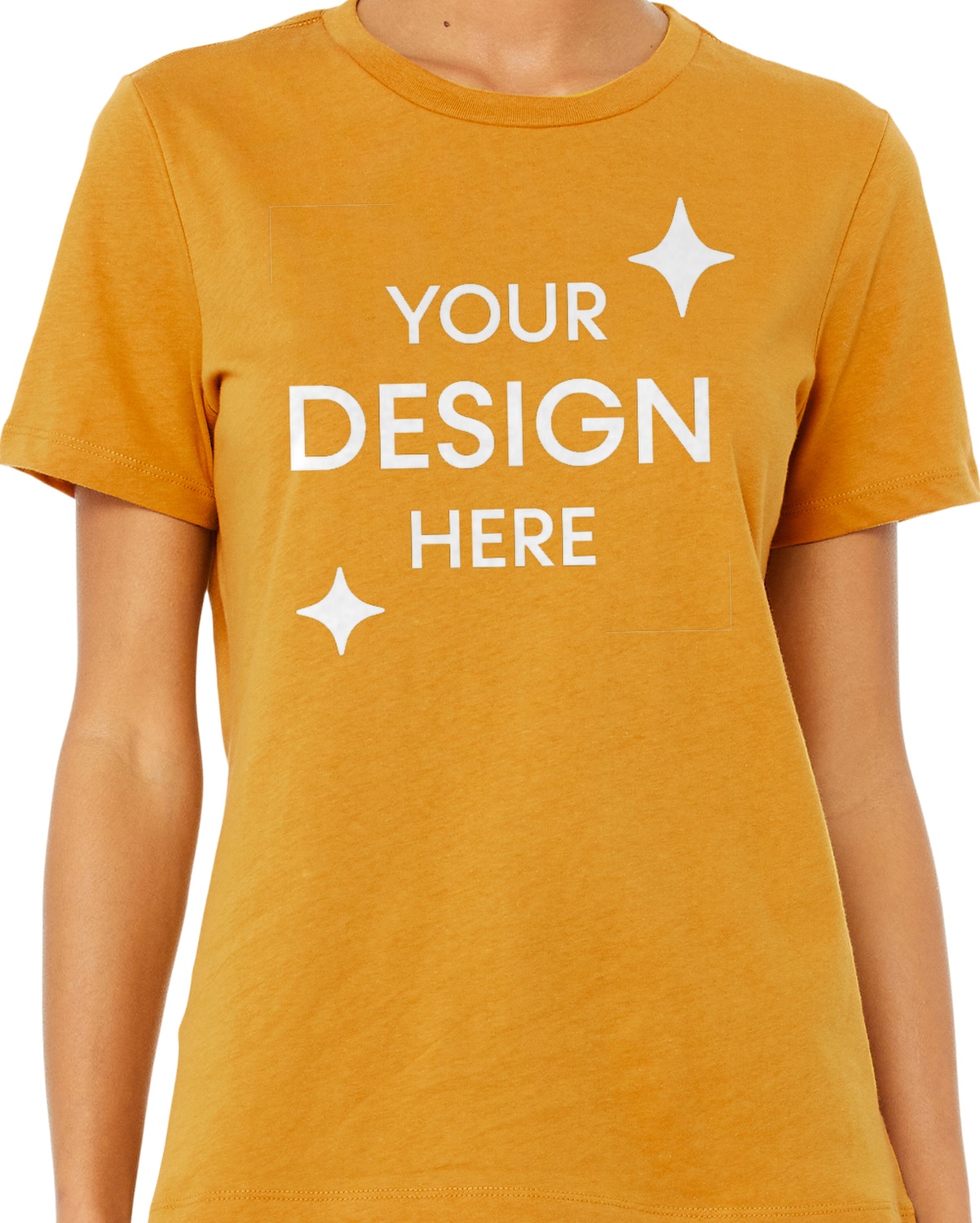 Women's Heathered Relaxed Jersey Short-Sleeve T-Shirt