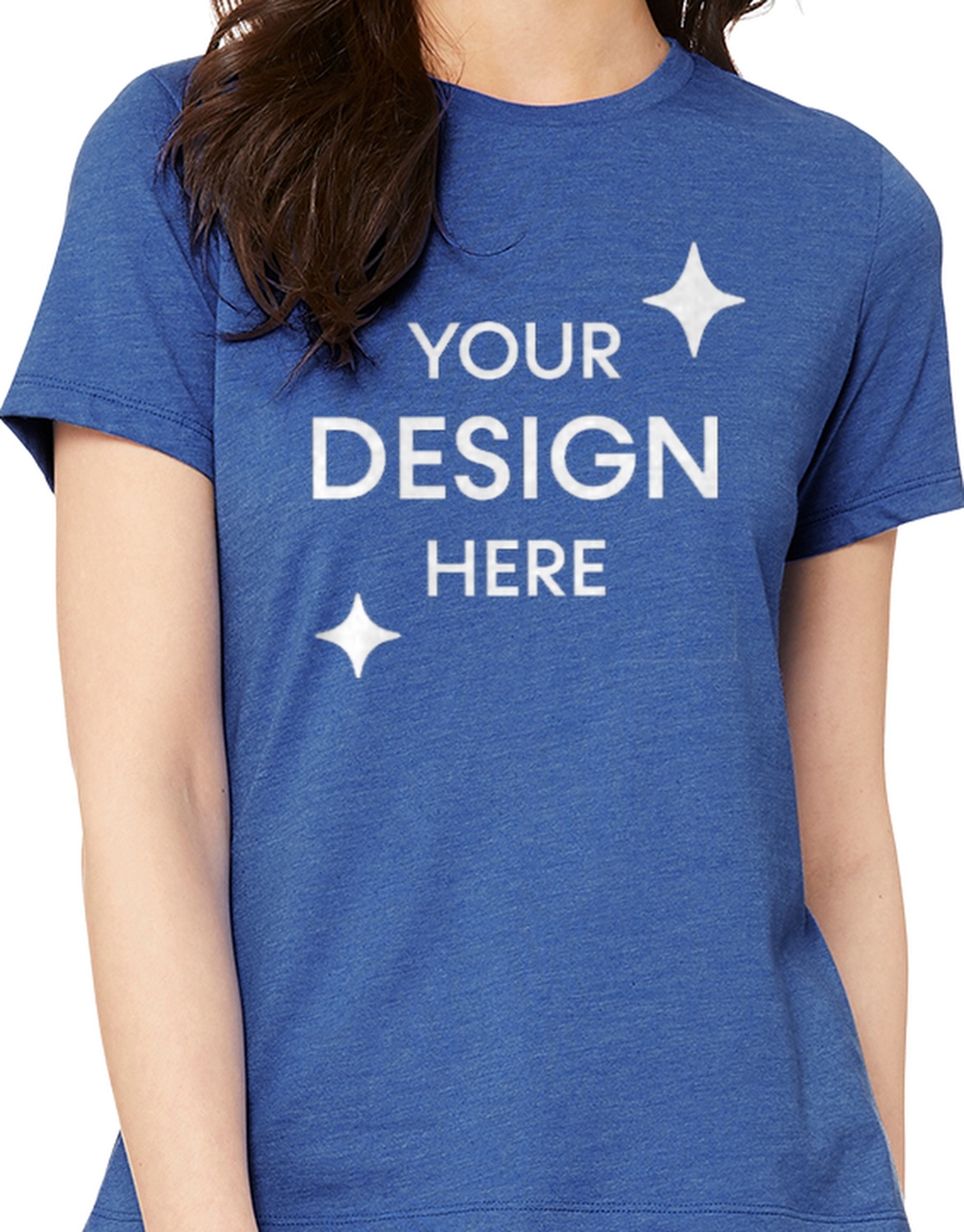 Women's Heathered Relaxed Jersey Short-Sleeve T-Shirt