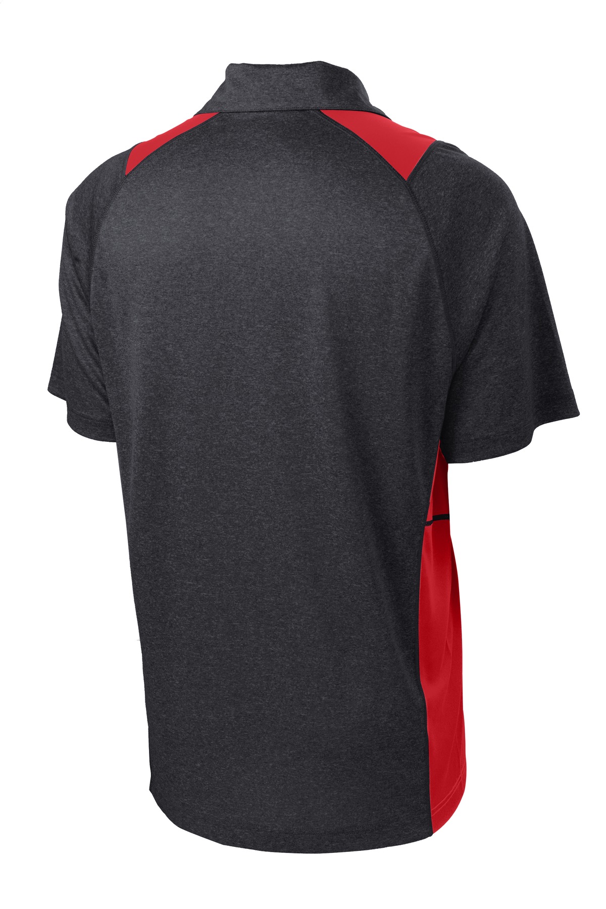 Sport-Tek ST665 Graphite Heather / True Red