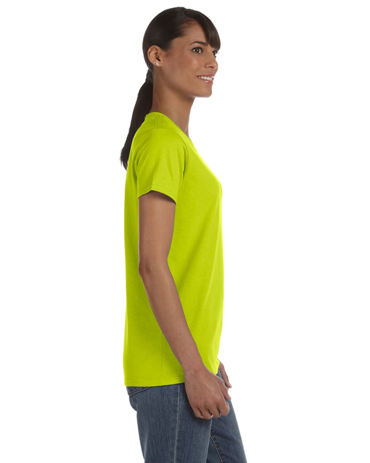 Gildan G500L High Viz Safety Green