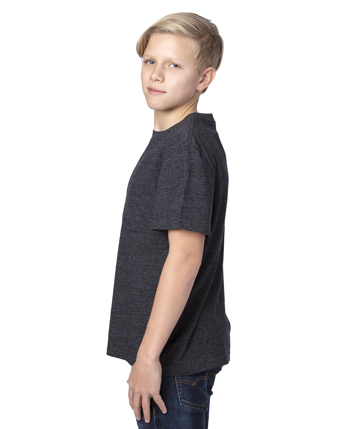 Threadfast Apparel 602A Black Triblend