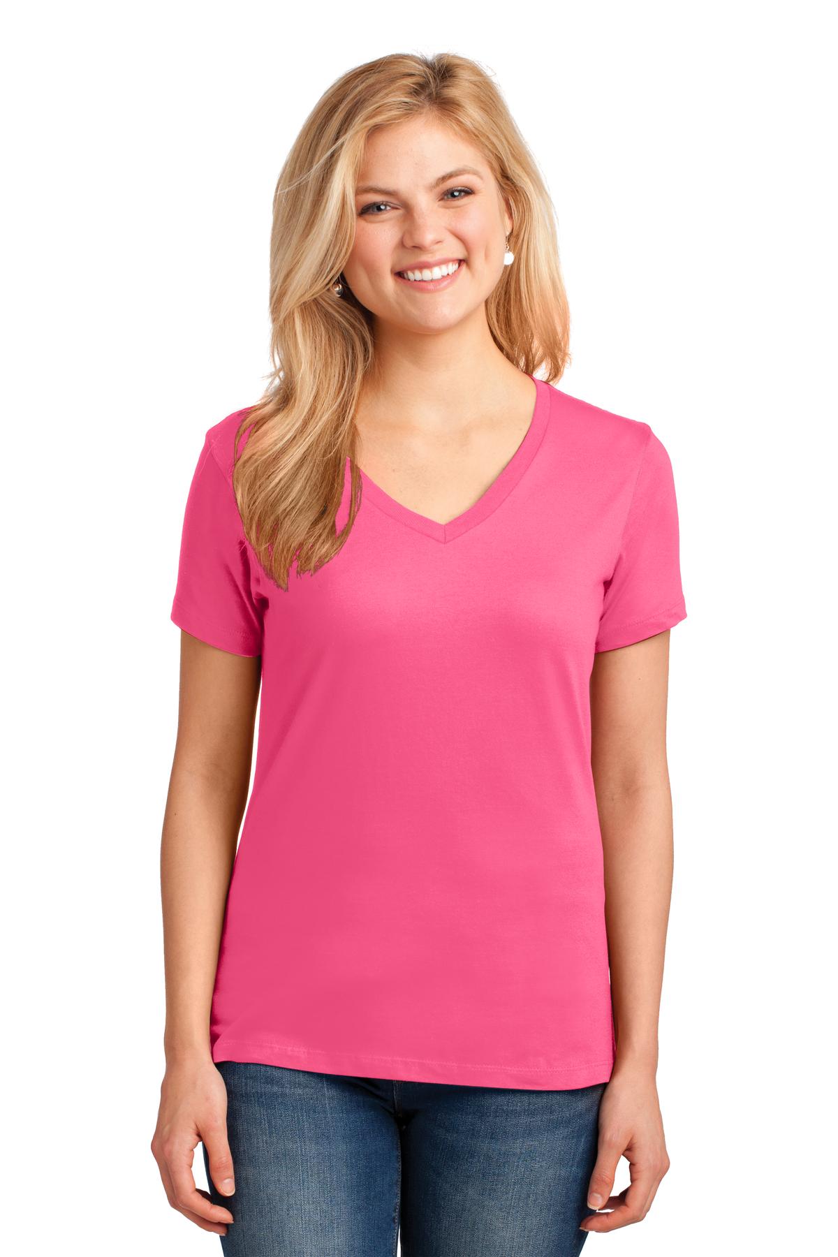 Port & Company LPC54V Neon Pink