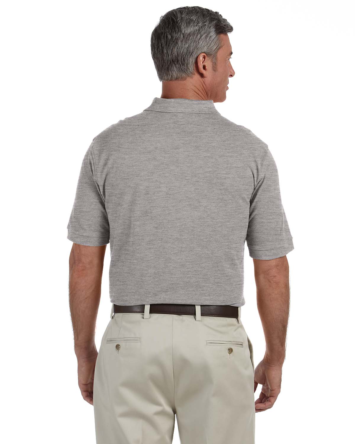 Harriton M200T Gray Heather