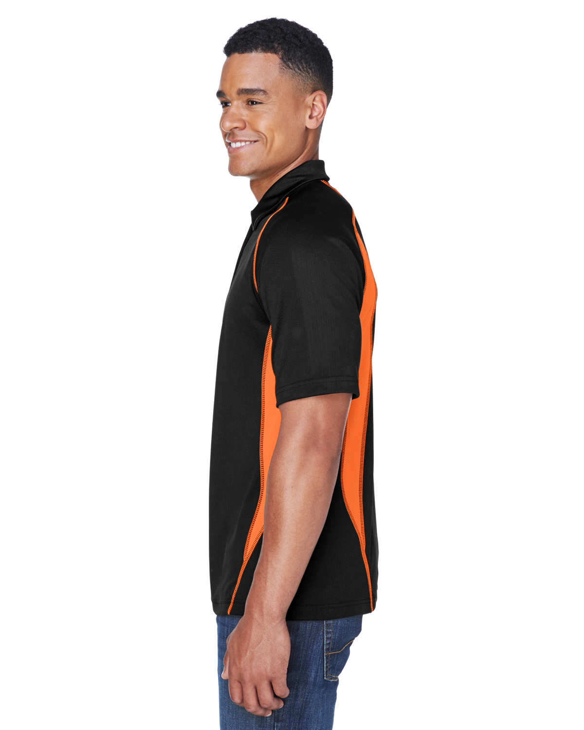 Ash City - North End 88657 Black / Mandarin