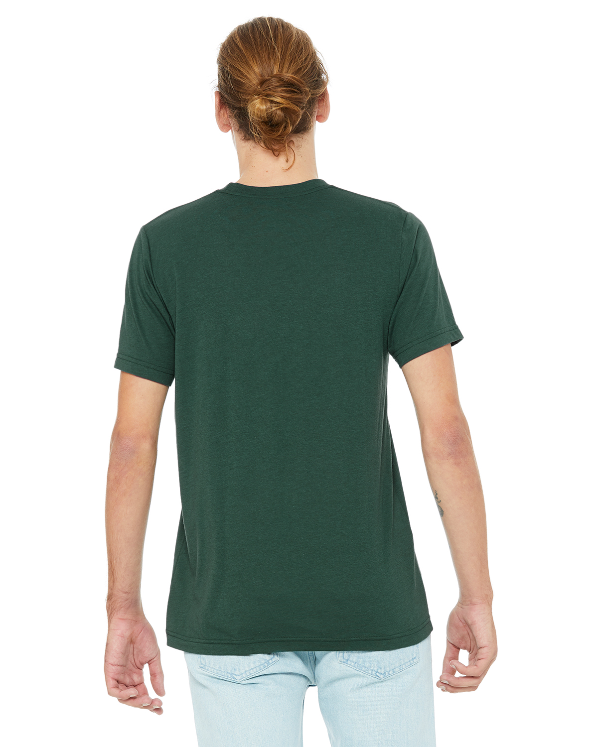 Bella + Canvas 3413C Solid Forest Triblend