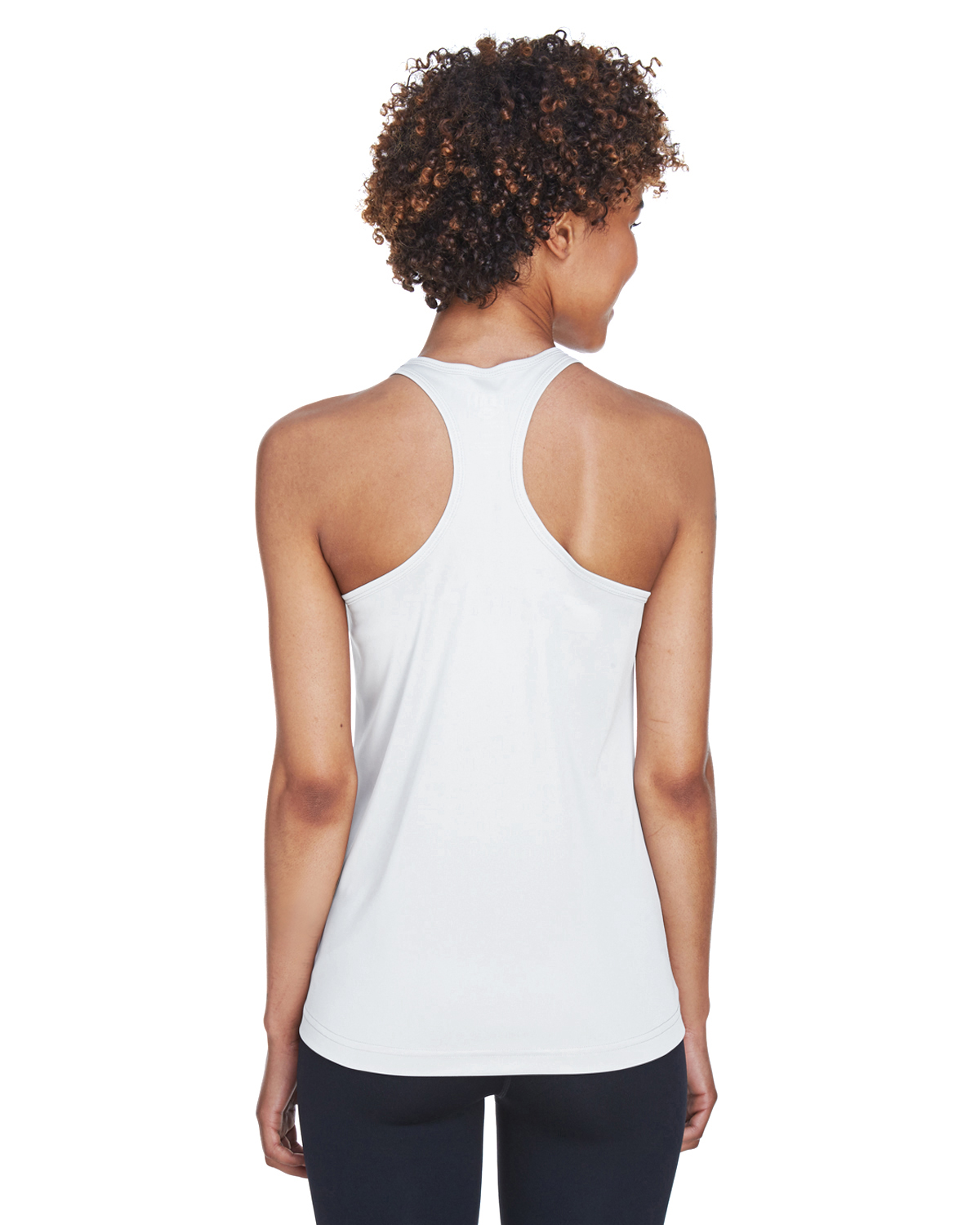 Team 365 Women's Zone Performance Racerback Tank Tt11 Wrc White | Jiffy