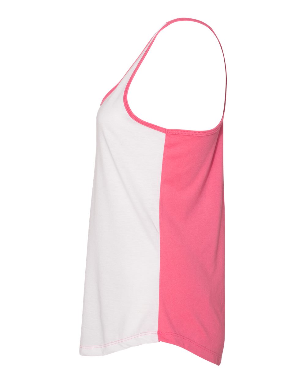 Next Level 1534 White / Hot Pink