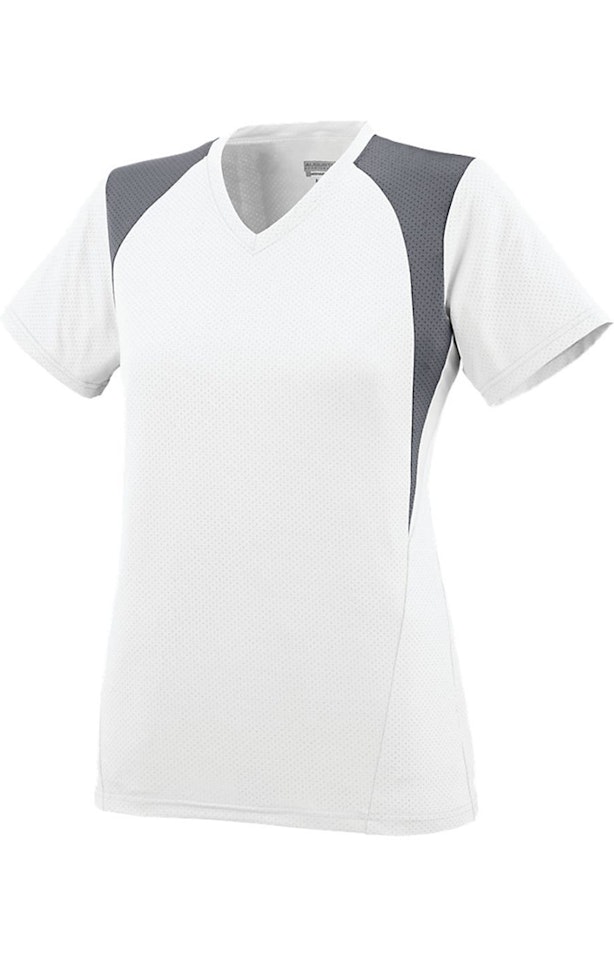 Augusta Sportswear 1295 White / Graphite / White