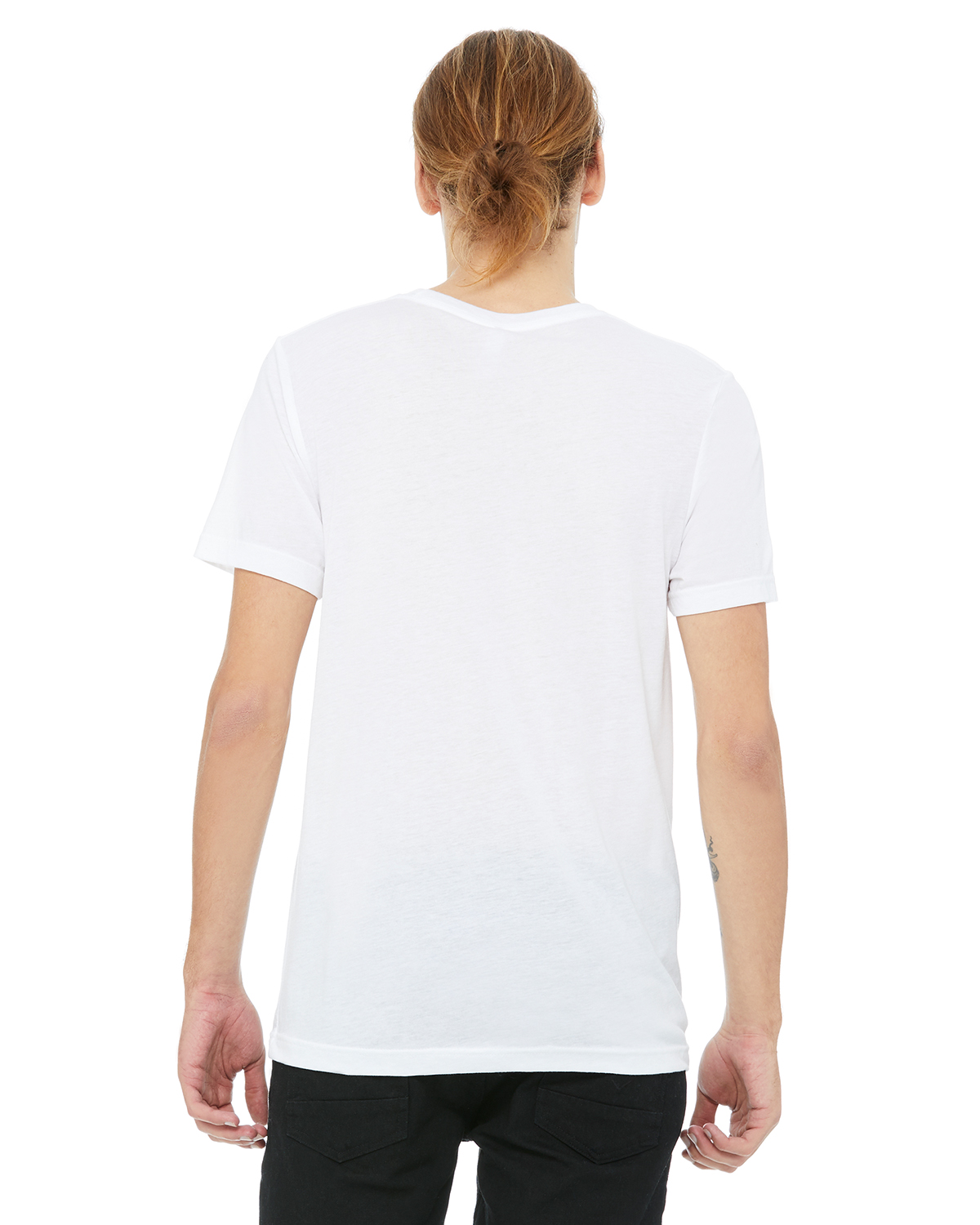 Bella + Canvas 3413C Solid White Triblend