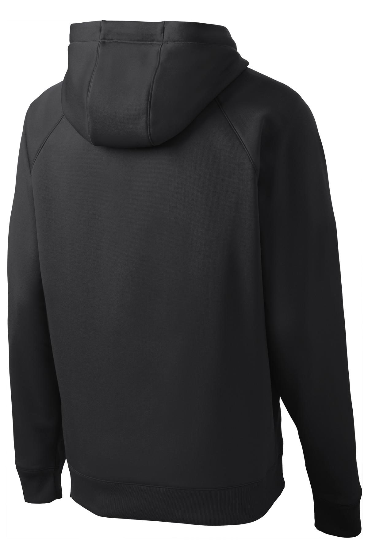Sport Tek Tech Fleece Hoodie St250 Black Jiffy