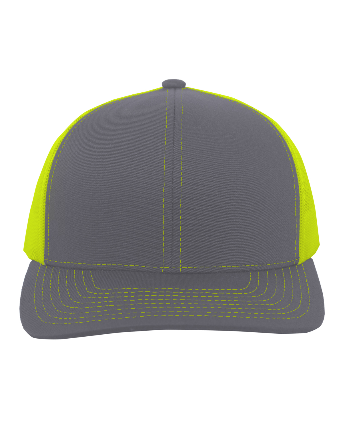 Pacific Headwear 0104PH Graphite / Neon Yellow