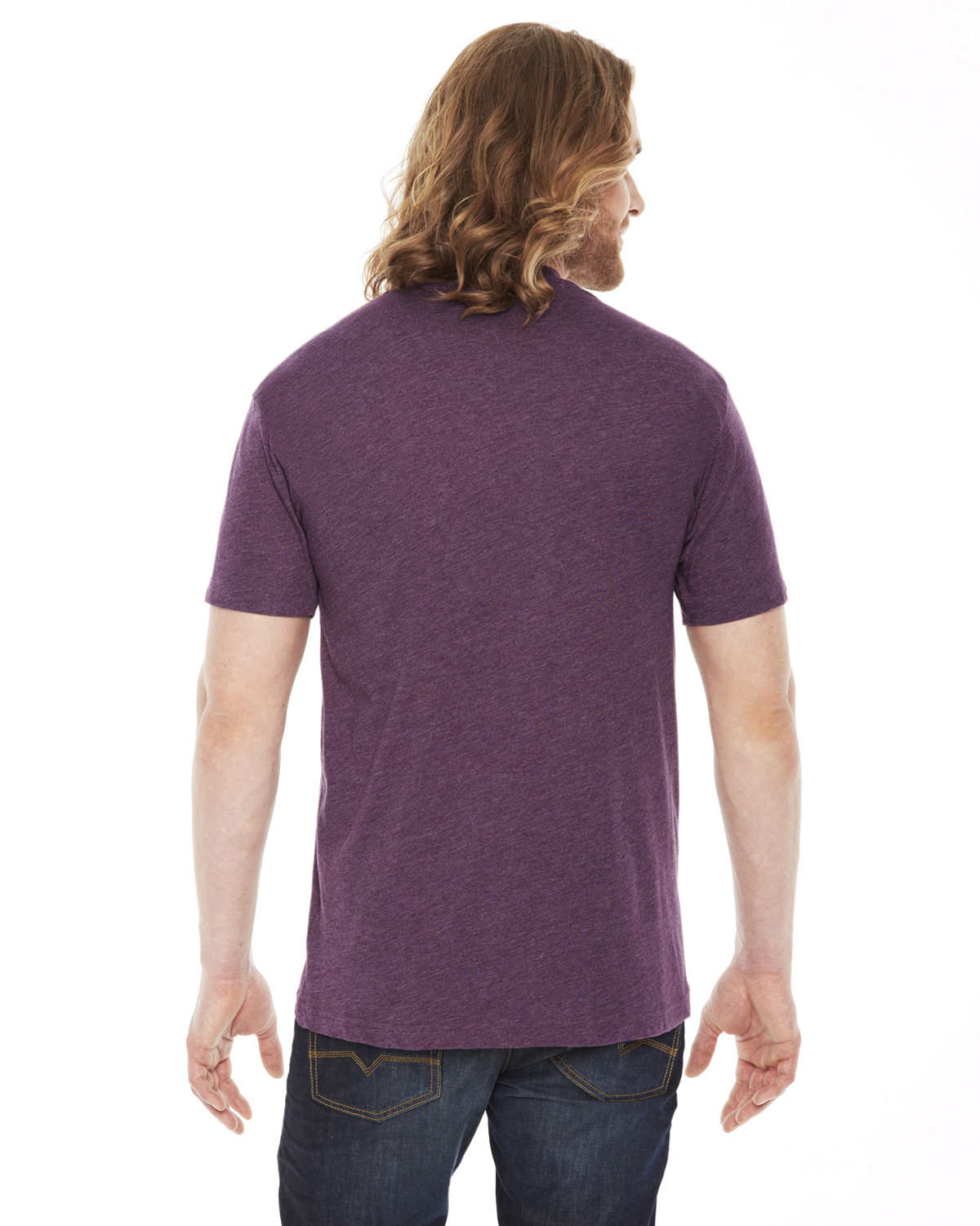 American Apparel BB401W Heather Plum