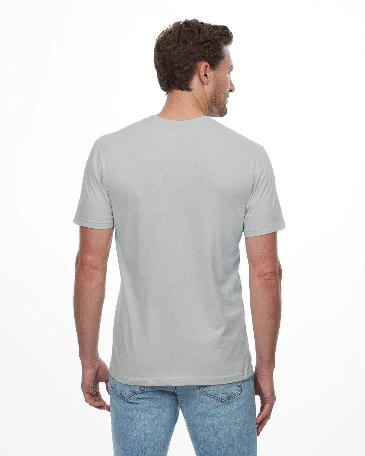 Threadfast Apparel Unisex Epic Collection T Shirt T1000 J1 Silver | Jiffy